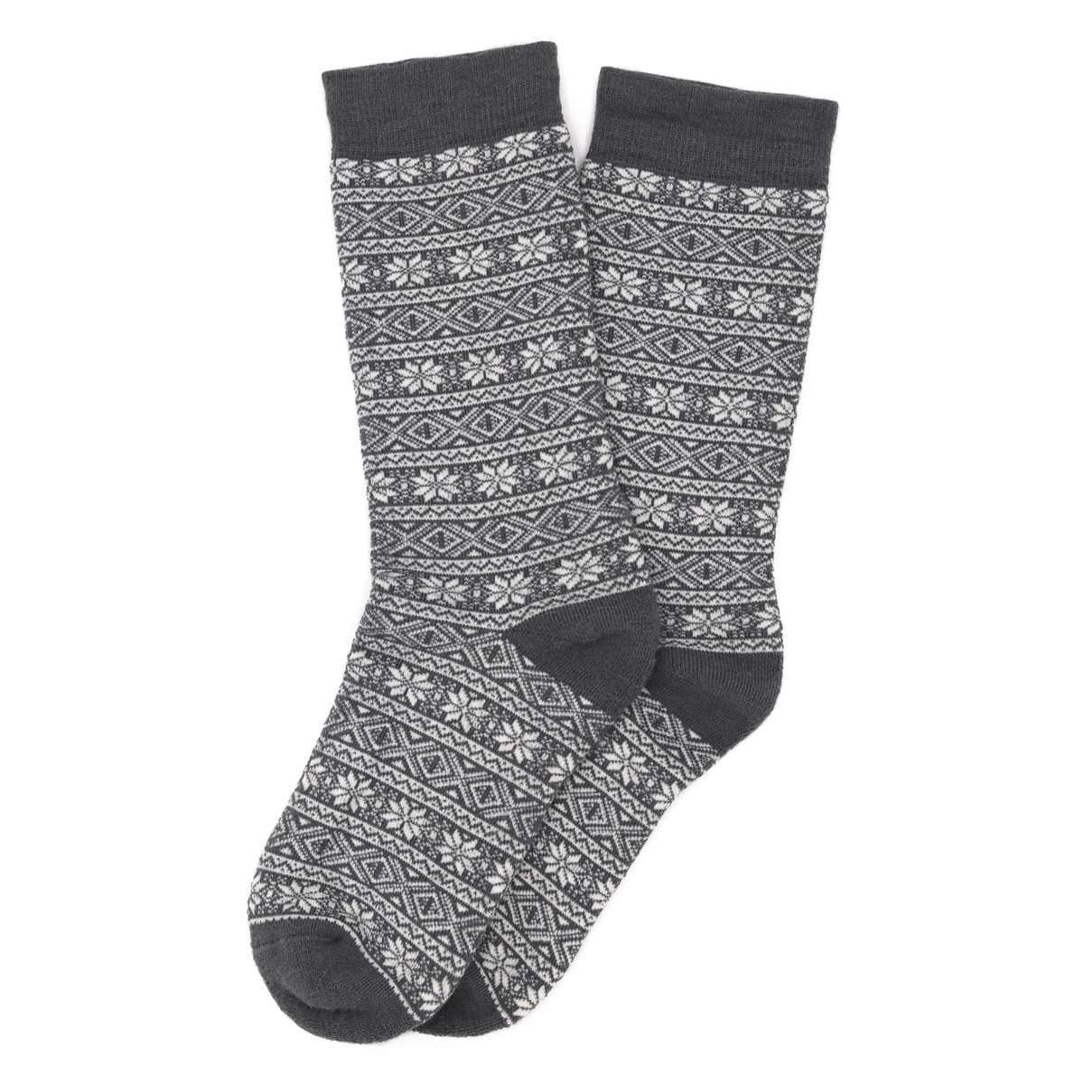 Nootkas Alpaca Wool Nordic Sock in Gray
