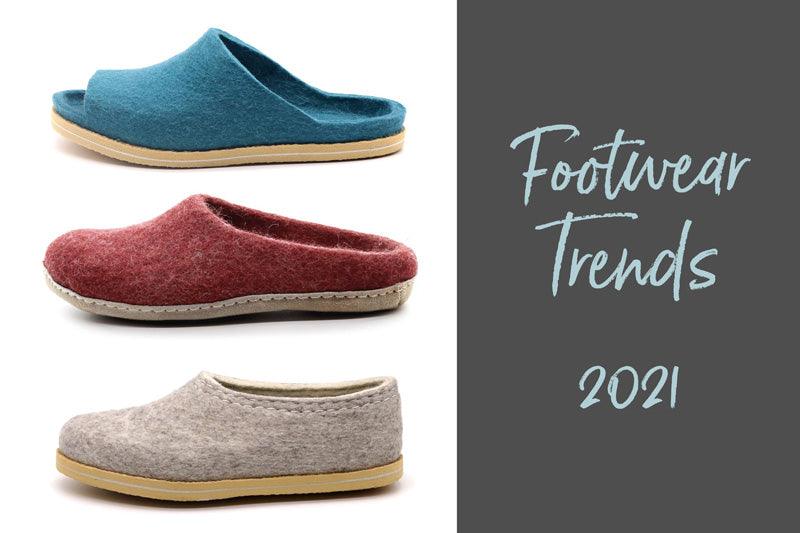 2021 footwear trends wool slippers wool house shoes