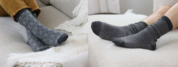 Alpaca Wool Boot Sock - Nootkas