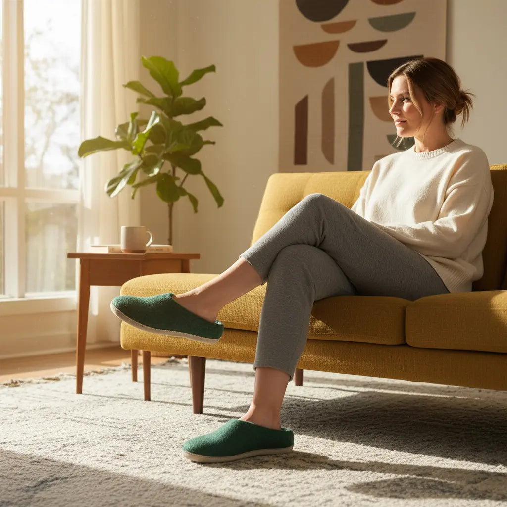 Womens Astoria Wool House Slippers