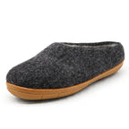 Mens Astoria Wool House Slipper with Rubber Sole