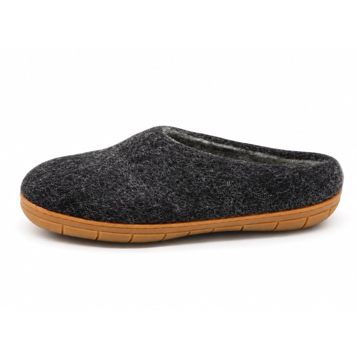 Mens Astoria Wool House Slipper with Rubber Sole
