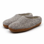 Mens Astoria Wool House Slipper with Rubber Sole