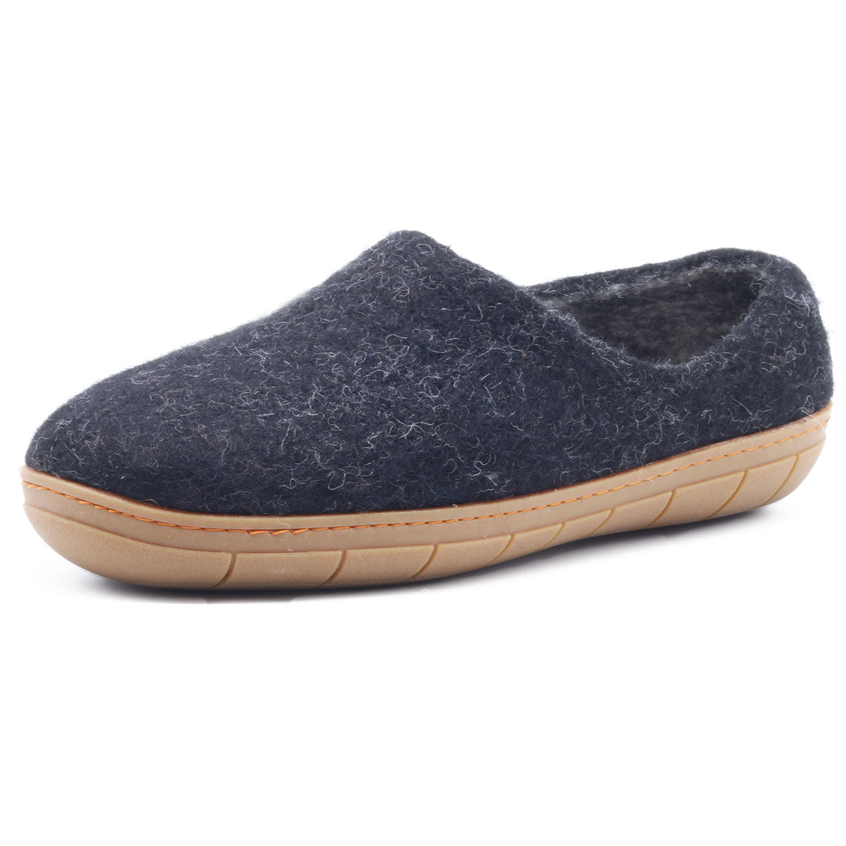 Women's 'Victoria' Wool House Shoe with Rubber Sole - Nootkas