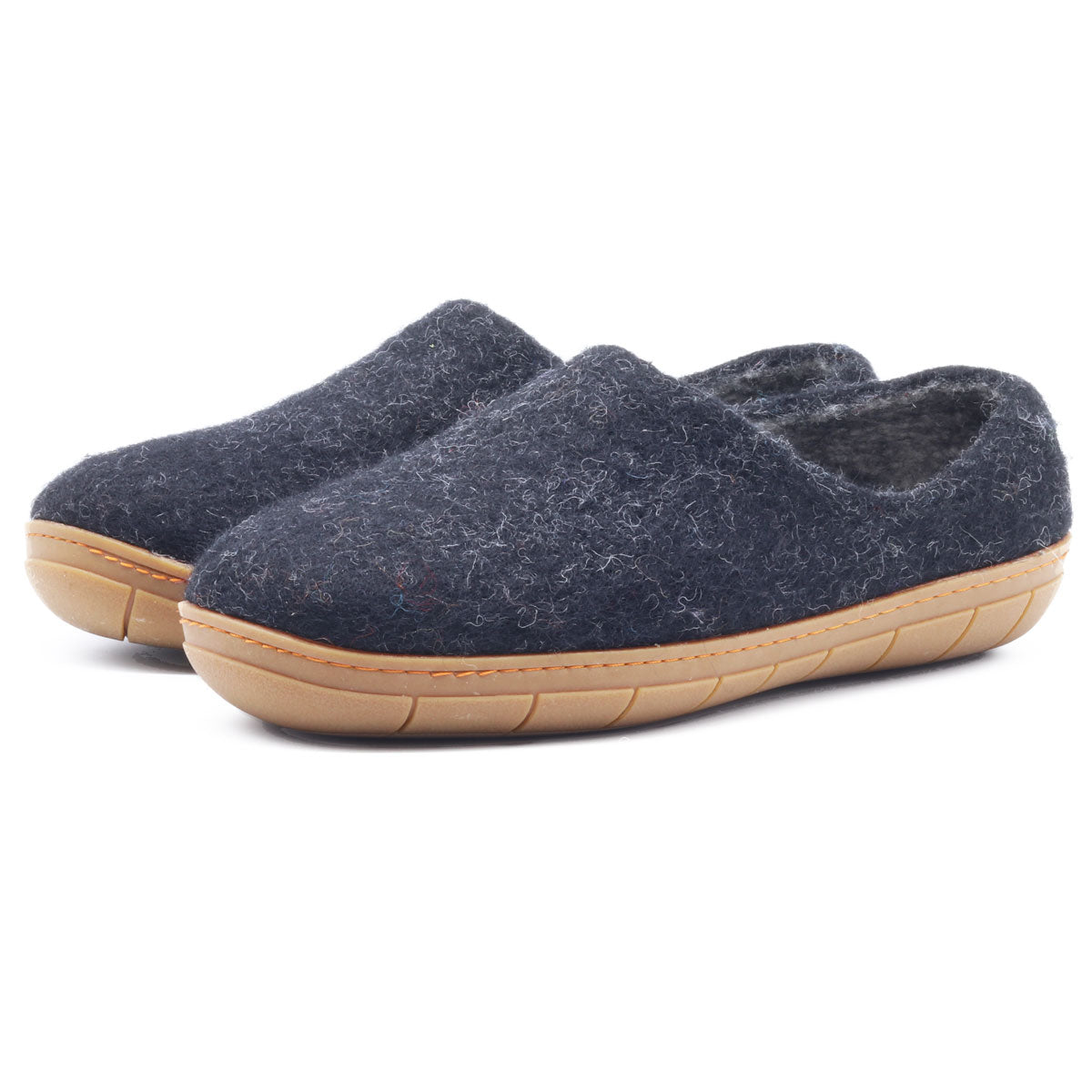 Women's 'Victoria' Wool House Shoe with Rubber Sole - Nootkas