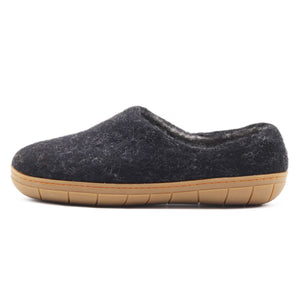 Women's 'Victoria' Wool House Shoe with Rubber Sole - Nootkas