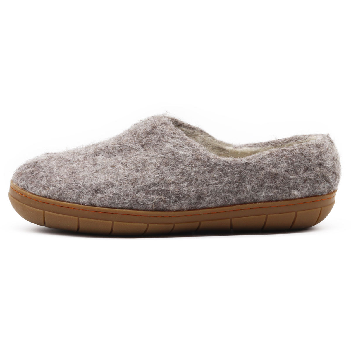 Women's 'Victoria' Wool House Shoe with Rubber Sole - Nootkas