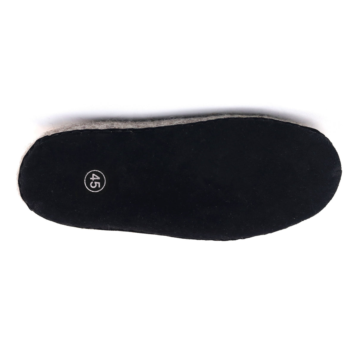Mens Astoria Noir Wool House Slippers