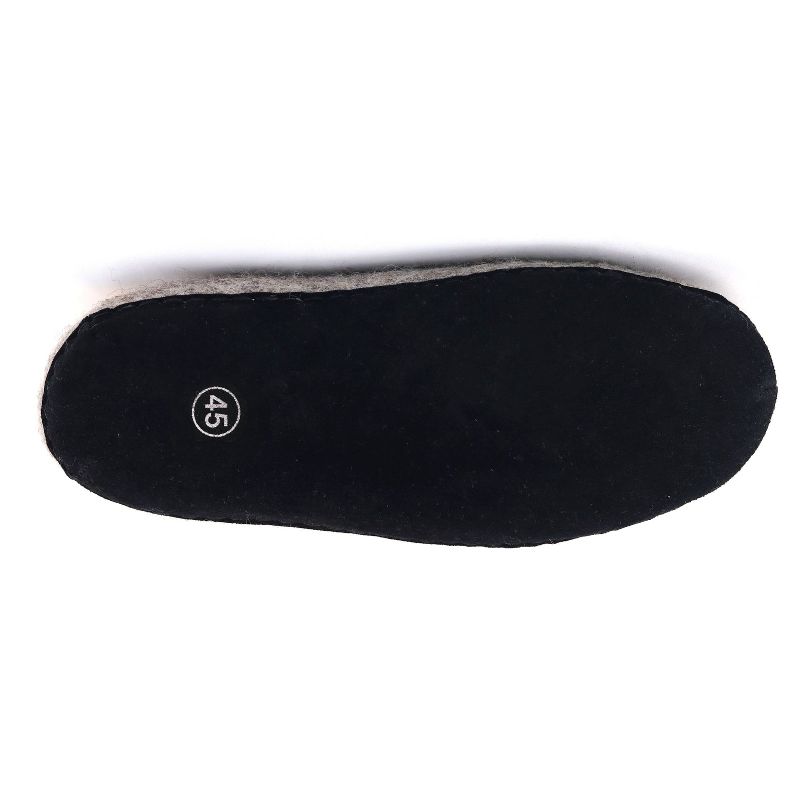 Mens Astoria Noir Wool House Slippers