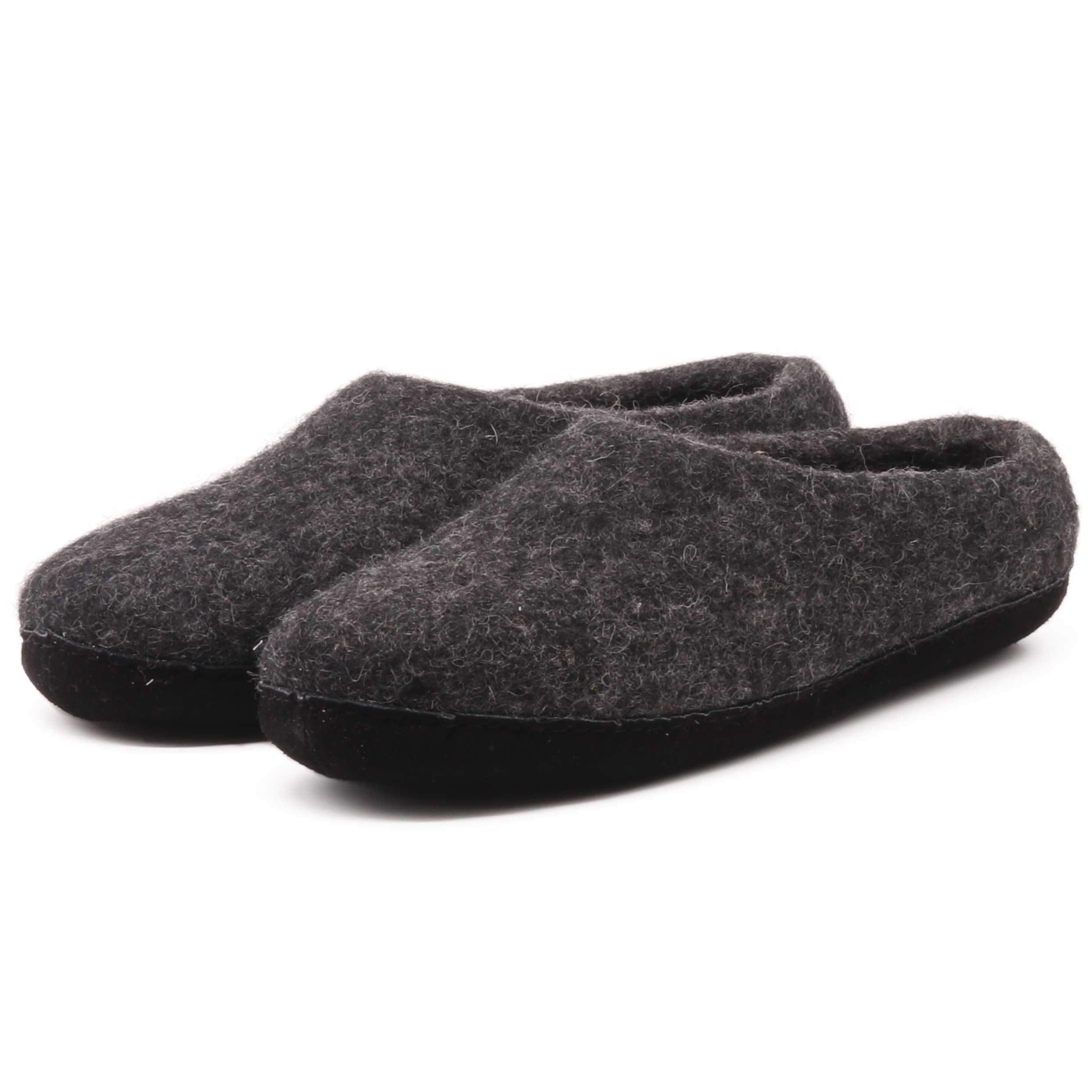 Mens Newport Noir Wool House Shoe