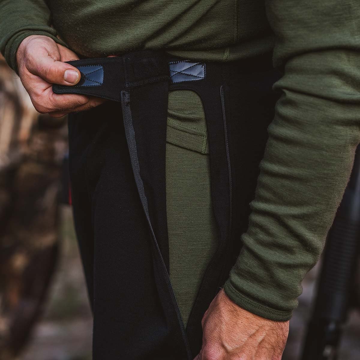 Expedition - Chugach Men's Zip-Off 3/4 Bottoms 100% Merino Wool