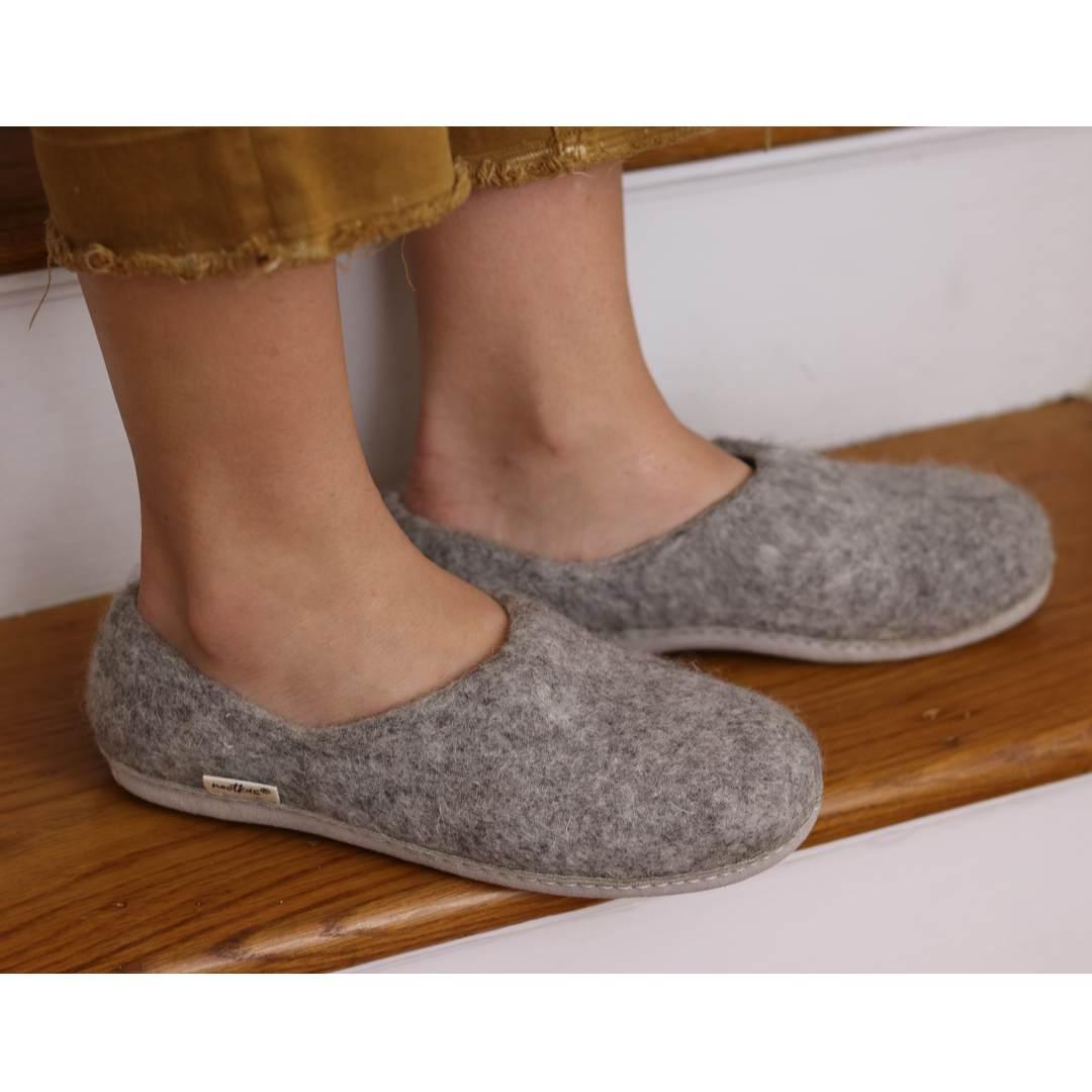 Women's 'Victoria' Wool House Shoe - Nootkas