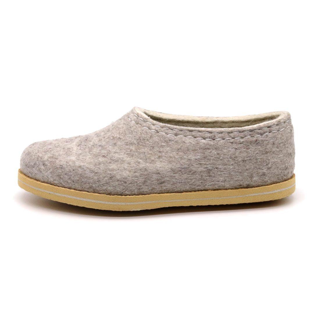 Nootkas Carson Merino Wool House Shoe in Heather Gray